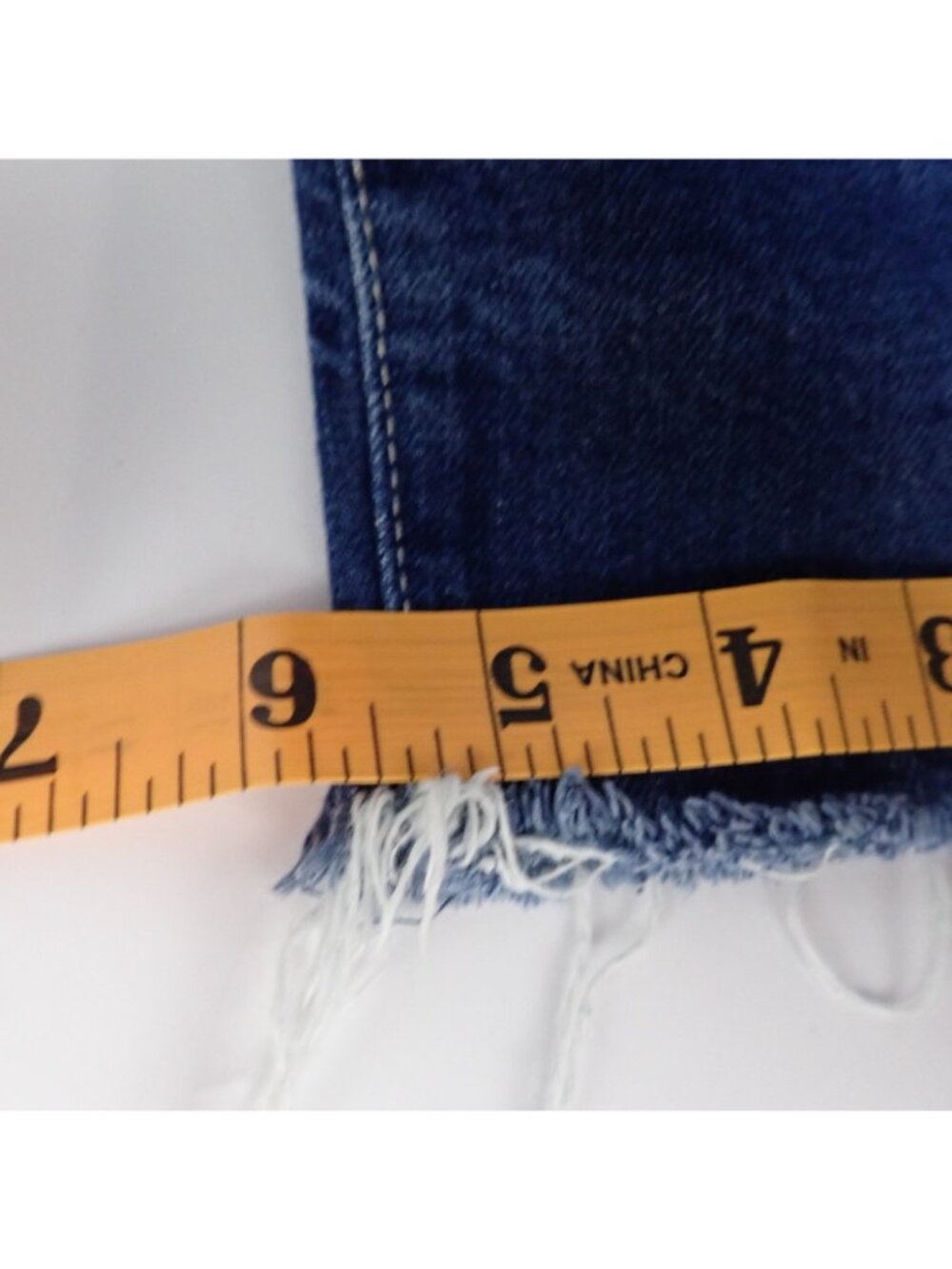 Closed Baker Skinny Jeans Organic Cotton Distressed Raw Hem Ankle Cut Size 29 - Picture 4 of 9